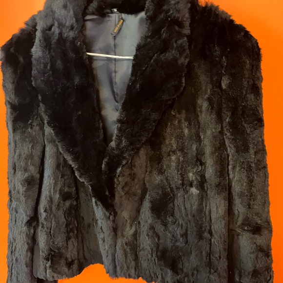 Mafia Black Faux Fur Coat - Picture 3 of 6